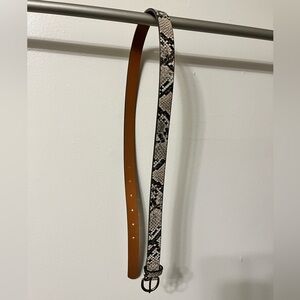 American Eagle Outfitters Snake Print Belt
